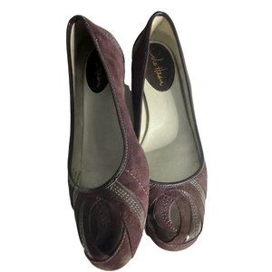 Cole Haan Womens Burgandy Flats Size 6B